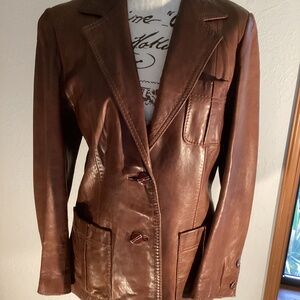 Vintage Imperial Leather and Sportswear Jacket